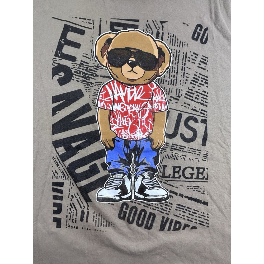 Bailey Apparel Hustle OG Bear Culture Short Sleeve Shirt Men's 5XL‎ Streetwear